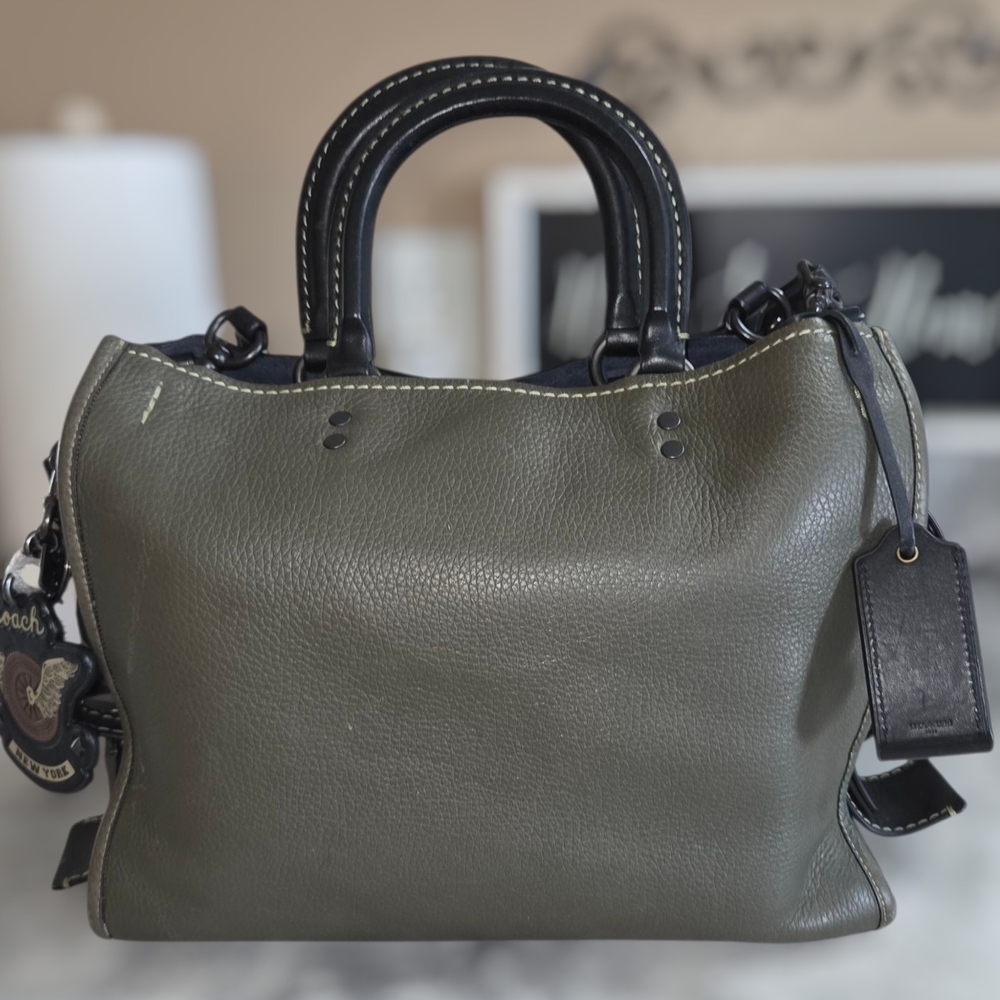 Coach ROGUE 30 1941 OLIVE GREEN WITH WALLET